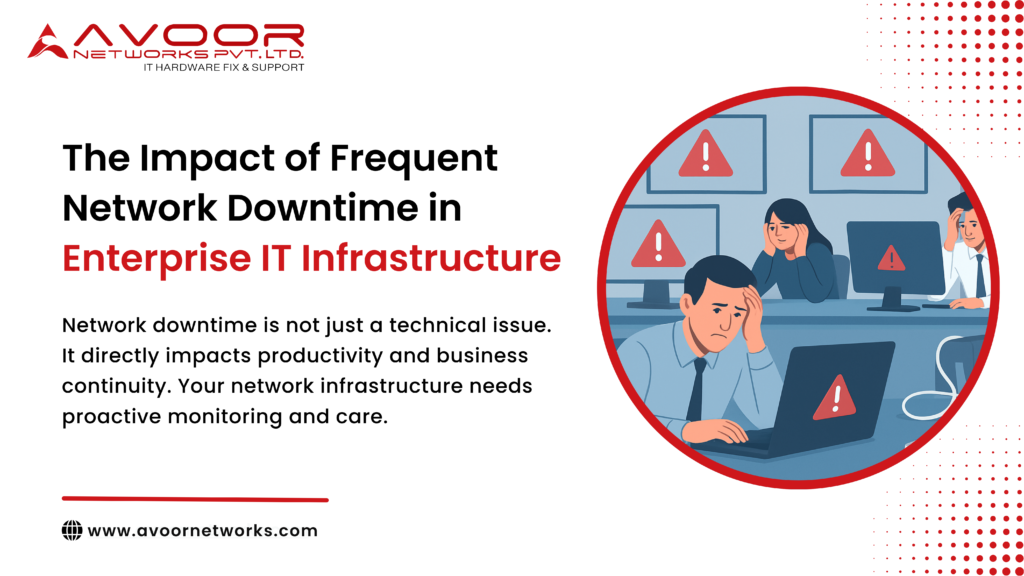 5 Powerful Impacts of Network Downtime in Enterprise IT Infrastructure Avoor Networks Pvt Ltd
