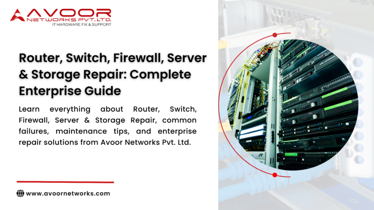 Router Switch Firewall Server Storage Repair