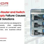 enterprise router and switch power supply failure