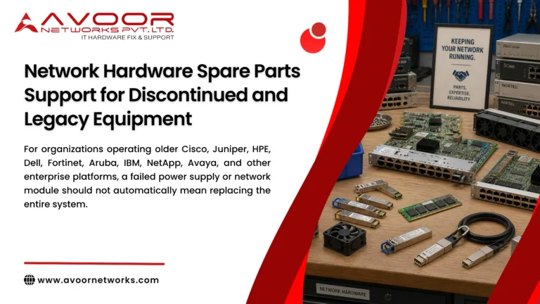 network hardware spare parts support
