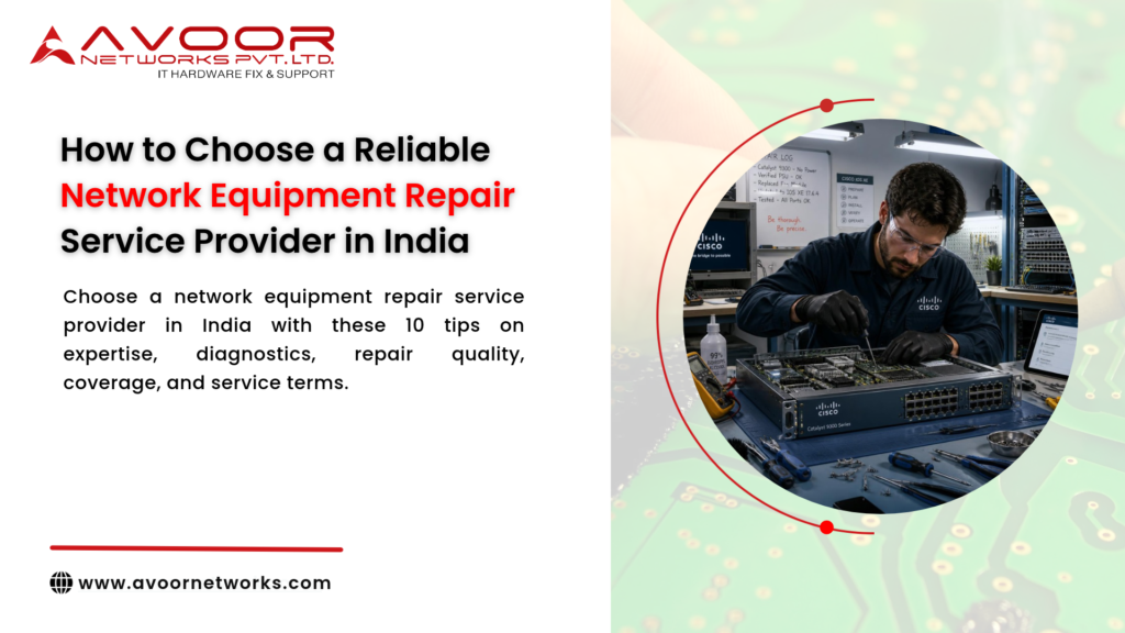 How to Choose a Reliable Network Equipment Repair Service Provider in India
